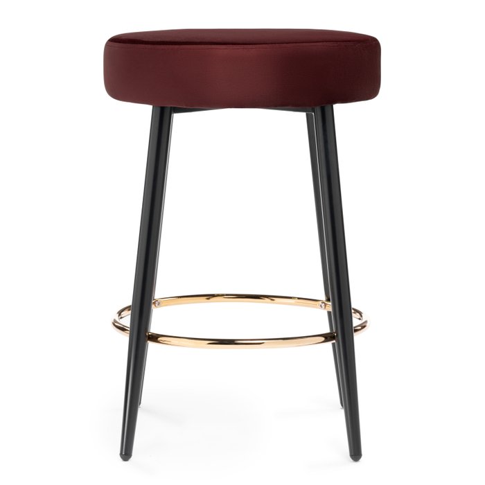 Табурет полубарный Plato бордового цвета - купить Барные стулья по цене 5040.0