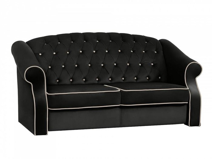 Диван-кровать Boston черного цвета - купить Прямые диваны по цене 110600.0