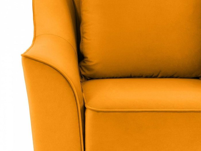 Кресло Vermont горчичного цвета  - лучшие Интерьерные кресла в INMYROOM