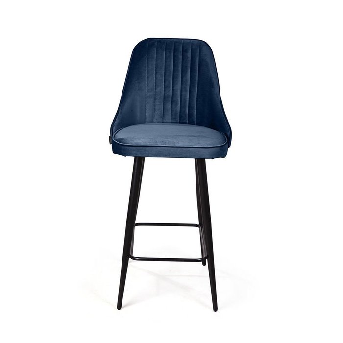 Стул барный Berg синего цвета - лучшие Барные стулья в INMYROOM