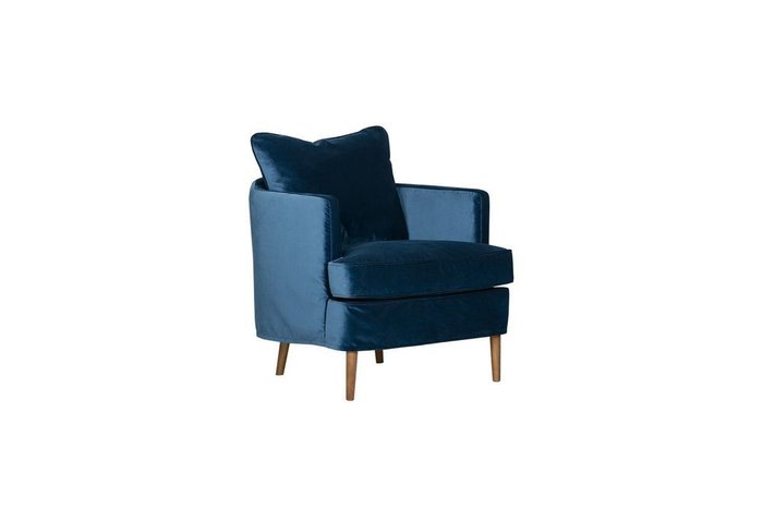 Кресло Julia синего цвета