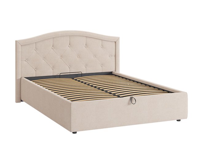 Кровать Верона 2 140х200 кремового цвета с подъемным механизмом  - купить Кровати для спальни по цене 31680.0