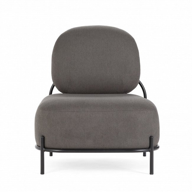 Дизайнерское кресло Pawai темно-серого цвета - лучшие Интерьерные кресла в INMYROOM