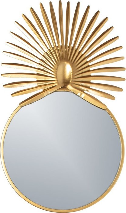 Зеркало настенное в золотой раме