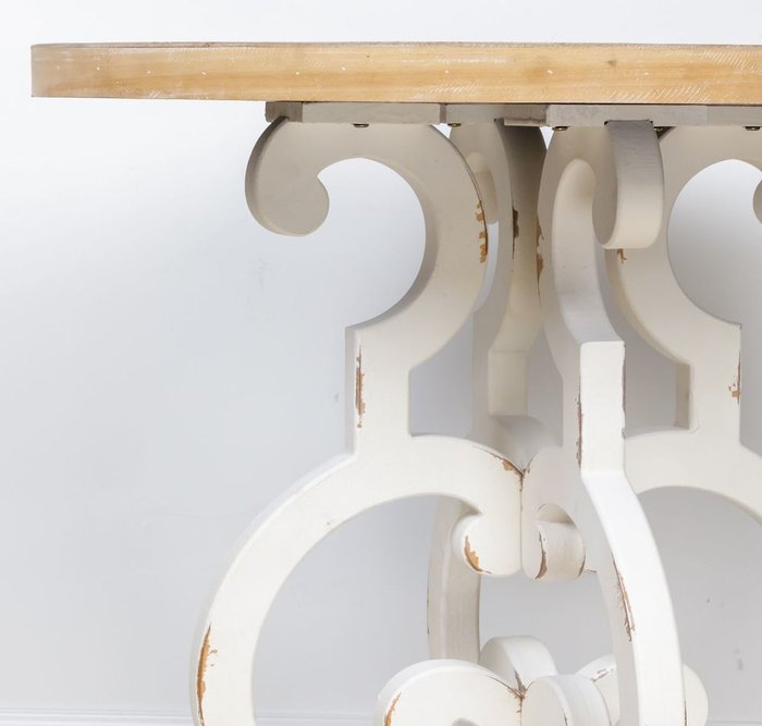 Обеденный стол бело-бежевого цвета - лучшие Обеденные столы в INMYROOM