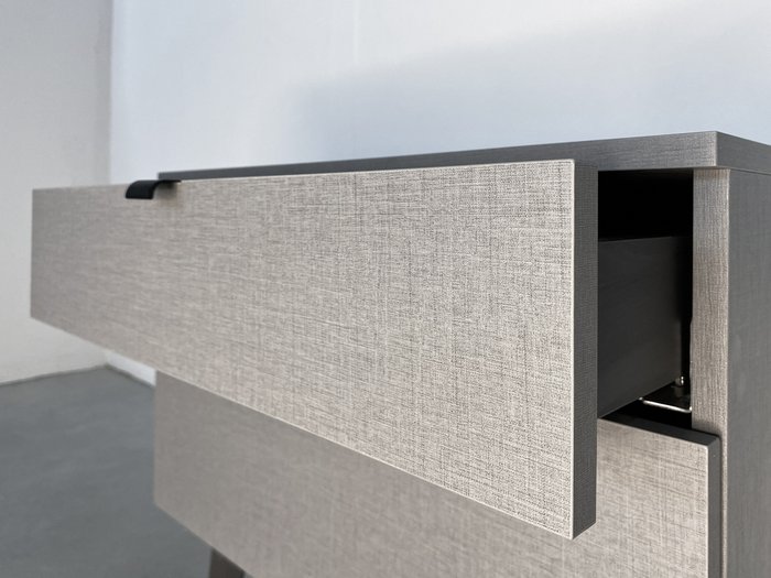 Тумба под ТВ с открытой полкой Simple цвета антрацит - лучшие Тумбы для ТВ в INMYROOM