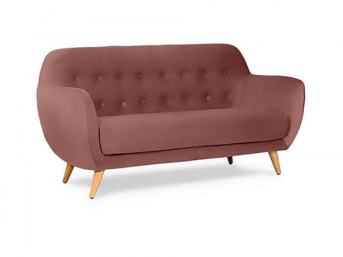 Диван Loa пыльно-розового цвета - купить Прямые диваны по цене 53300.0