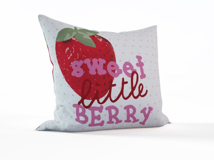 Дизайнерская подушка: Спелая ягодка