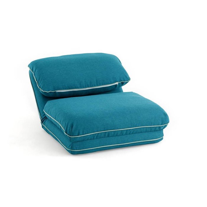 Многопозиционное низкое кресло Eserita синего цвета - лучшие Бескаркасная мебель в INMYROOM