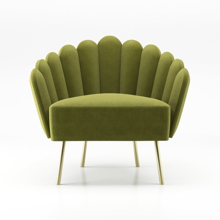 Кресло Amira зеленого цвета