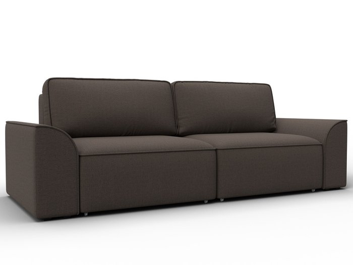 Диван-кровать Лига-048 темно-коричневого цвета Диван-кровать Лига-048 темно-коричневого цвета