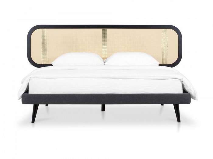 Кровать Male 160х200 серо-бежевого цвета - купить Кровати для спальни по цене 109700.0
