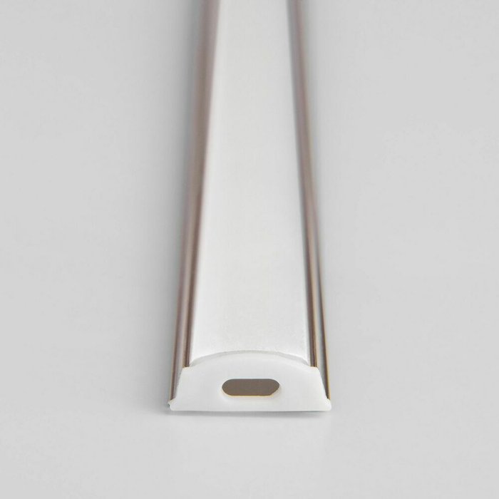 Гибкий алюминиевый профиль для светодиодной ленты бело-латунного цвета - лучшие Профили для светодиодных лент в INMYROOM