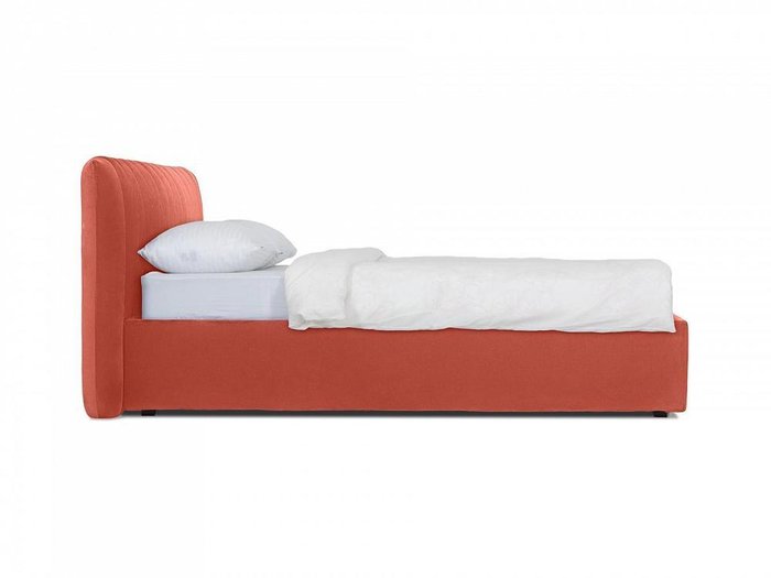 Кровать Queen Anastasia Lux кораллового цвета 160х200 с подъемным механизмом - лучшие Кровати для спальни в INMYROOM