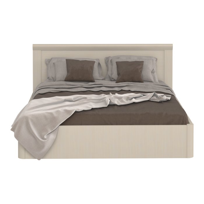 Кровать Магна 140х200 бежевого цвета с подъемным механизмом - купить Кровати для спальни по цене 35933.0