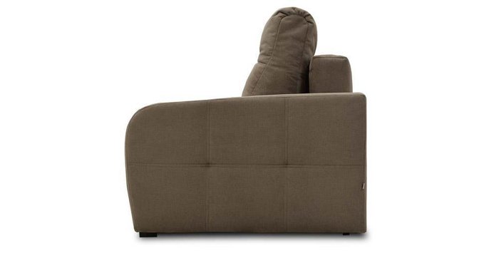 Прямой диван-кровать Вестон 2 коричневого цвета - купить Прямые диваны по цене 42400.0