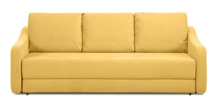 Прямой диван-кровать Иден желтого цвета