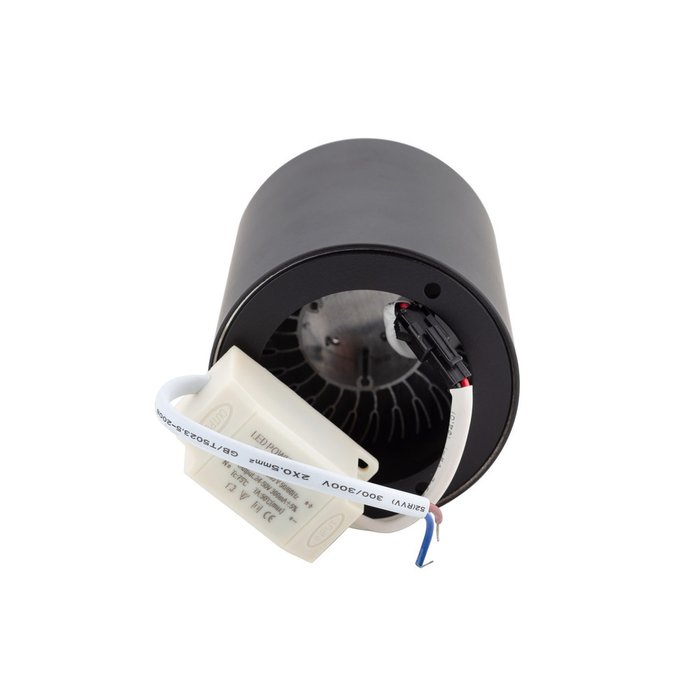 Точечный накладной светильник из металла черного цвета - купить Накладные споты по цене 2416.0
