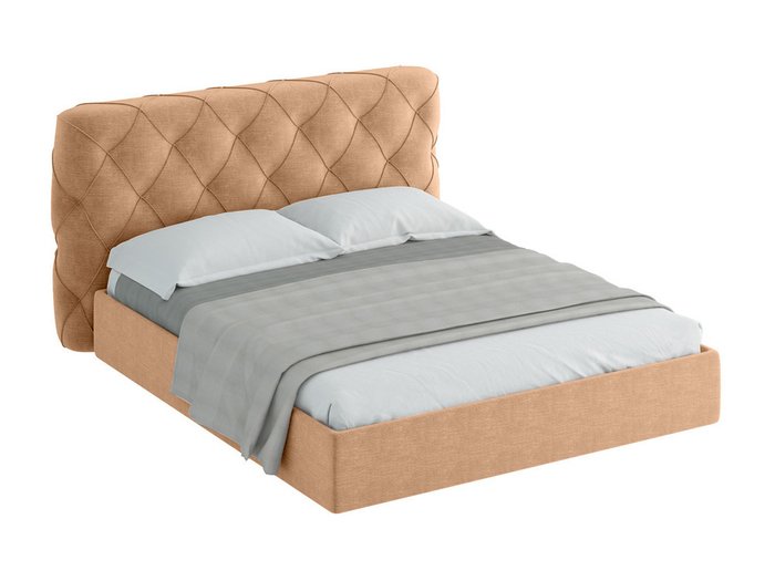 Кровать Ember бежевого цвета 160х200