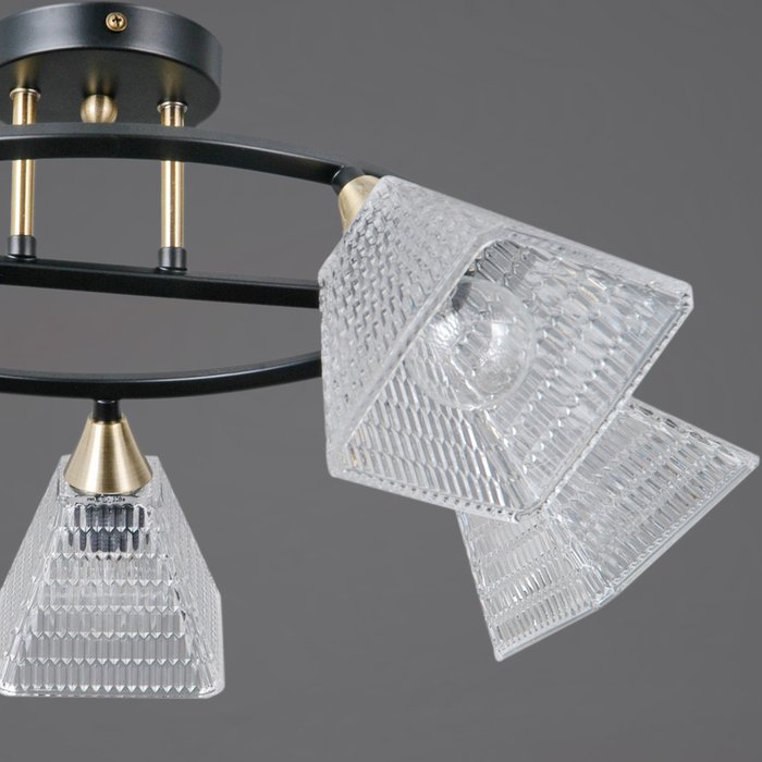 IL0850-5CSQ-25BKAB ELITE светильник потолочный - купить Подвесные люстры по цене 6525