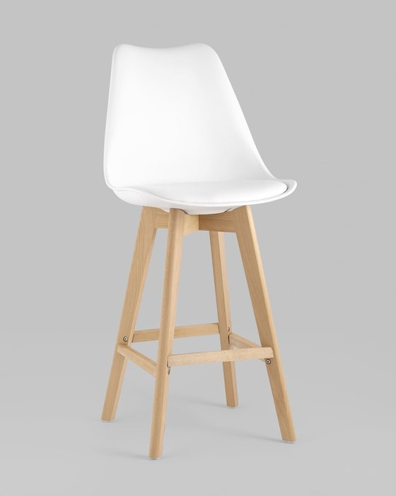 Стул барный Frankfurt белого цвета - купить Барные стулья по цене 7490.0