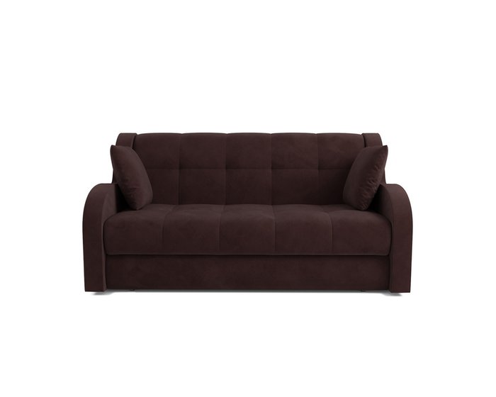 Диван-кровать Барон темно-коричневого цвета - купить Прямые диваны по цене 32890.0