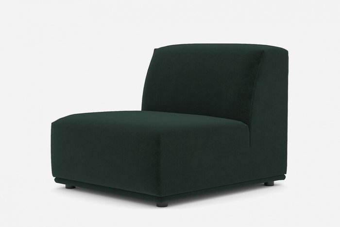Кресло Портулак темно-зеленого цвета - купить Интерьерные кресла по цене 20728.0