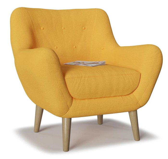 Кресло Элефант dream желтого цвета