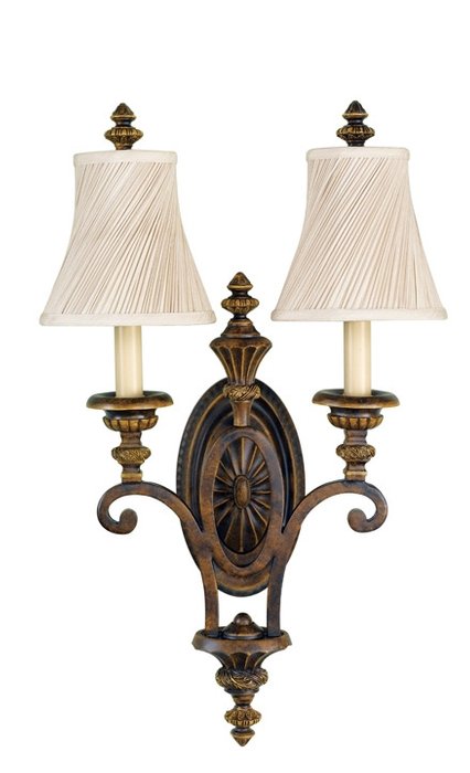 Бра настенное с двумя абажурами DRAWING ROOM