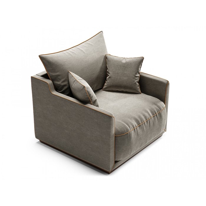 Кресло Soho серого цвета - купить Интерьерные кресла по цене 88900.0