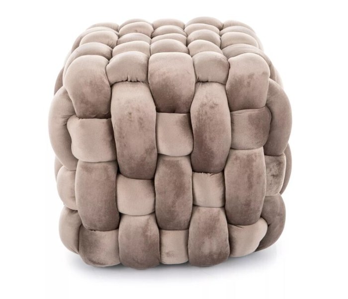 Пуф Faris темно-бежевого цвета - купить Пуфы по цене 13290