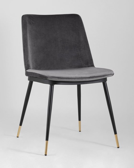 Стул Мелисса темно-серого цвета - купить Обеденные стулья по цене 14290.0
