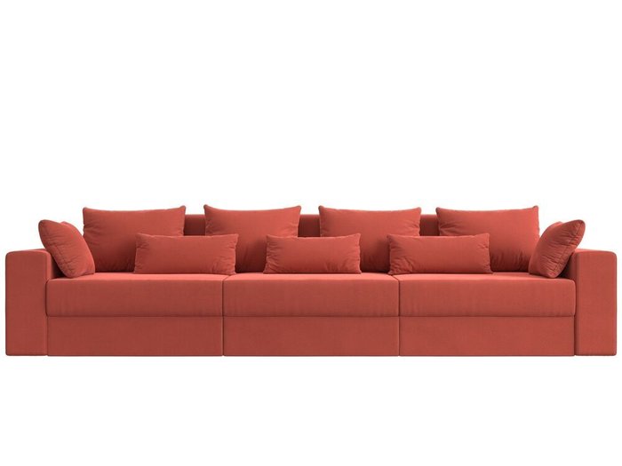 Диван-кровать Майами Long кораллового цвета - купить Прямые диваны по цене 63999.0