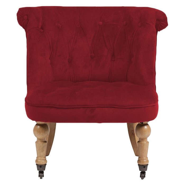 Кресло Amelie French Country Chair Красного цвета