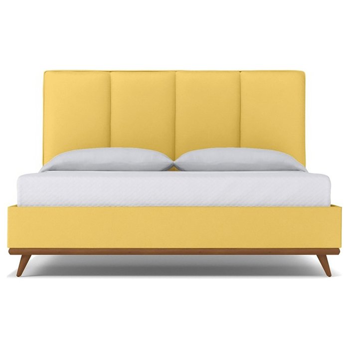 Кровать Carter Gold желтого цвета 160х200