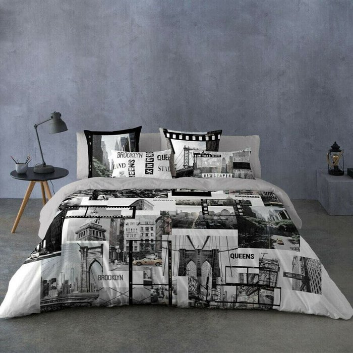 Пододеяльник Naturals DOWNTOWN 180 кровать 3 Предметы 260 x 220 см - лучшие Пододеяльники в INMYROOM