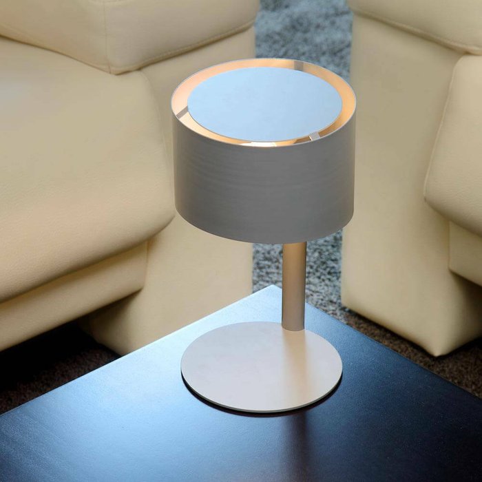 Настольная лампа Knulle 45504/01/36 (металл, цвет серый) - купить Настольные лампы по цене 6490.0