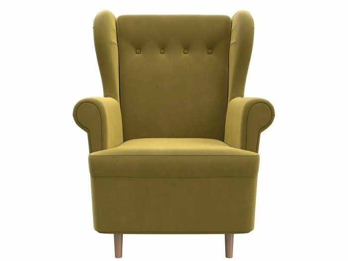 Кресло Торин желтого цвета - купить Интерьерные кресла по цене 24999.0