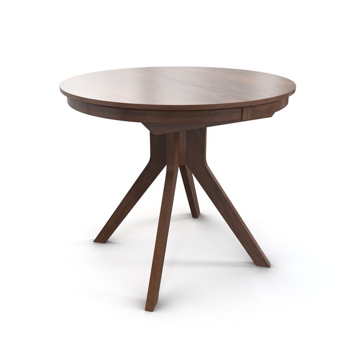 Раздвижной обеденный стол Местре коричневого цвета - купить Обеденные столы по цене 29000.0