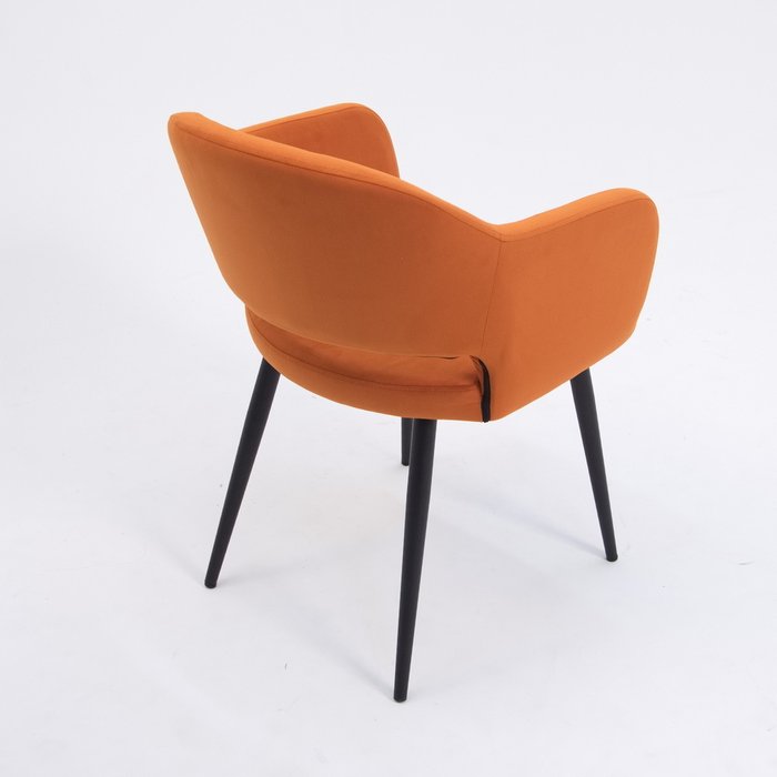 Обеденный стул Пичч оранжевого цвета - лучшие Обеденные стулья в INMYROOM