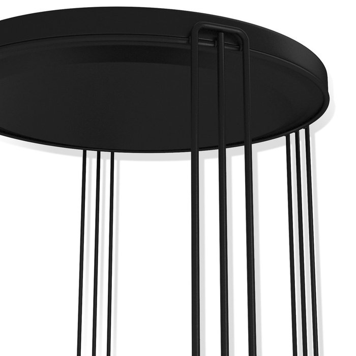 Сервировочный стол Арнис черного цвета - купить Сервировочные столики по цене 2770.0