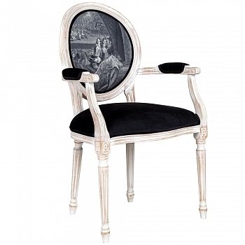 Полукресло Лувр с корпусом из натурального бука - купить Обеденные стулья по цене 39000.0