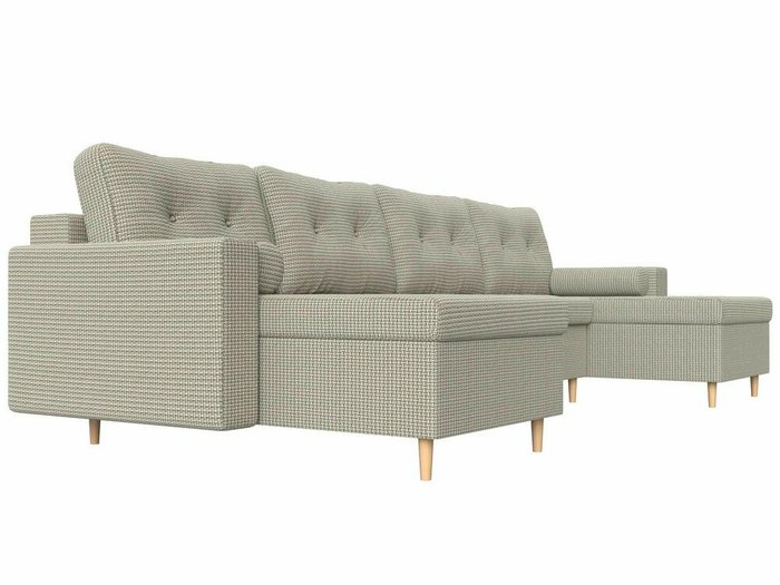 Угловой диван-кровать Белфаст серо-коричневого цвета - лучшие Угловые диваны в INMYROOM