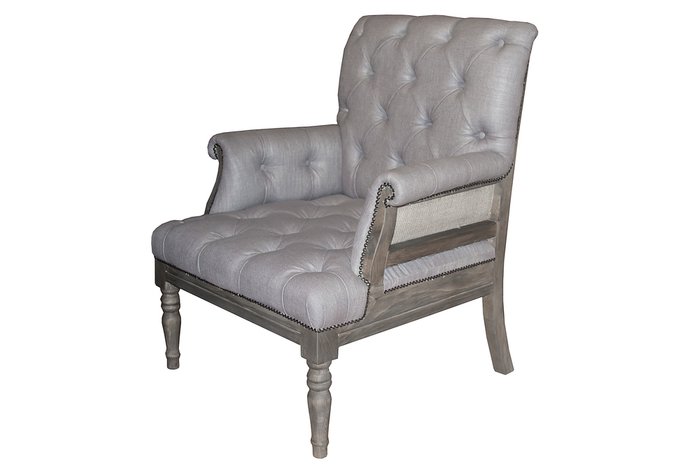 Кресло Destino серого цвета - купить Интерьерные кресла по цене 48235.0