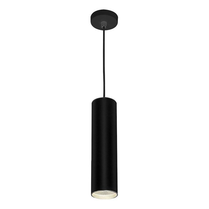 Подвесной светодиодный светильник черного цвета 