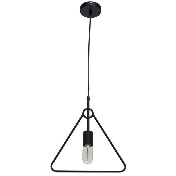 Подвесной светильник Джестер из металла черного цвета