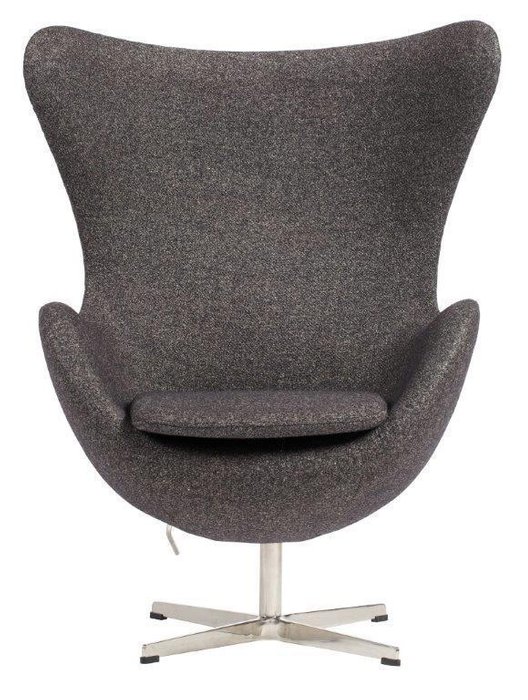 Кресло Egg Chair Серое из 100% Шерсти