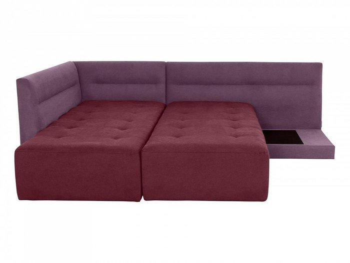 Угловой диван-кровать London фиолетово-бордового цвета - лучшие Угловые диваны в INMYROOM