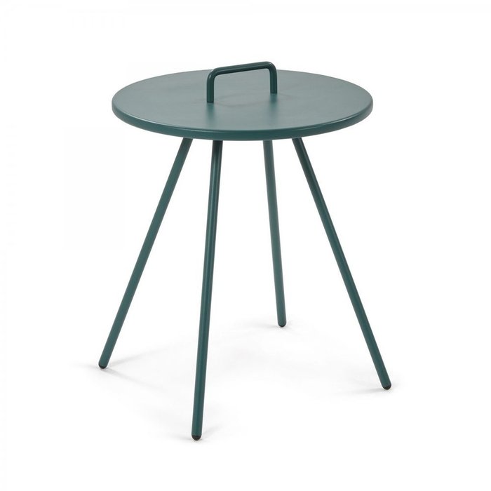 Кофейный столик Accost из металла зеленого цвета