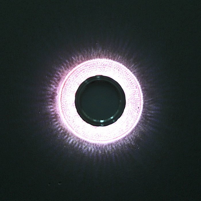 Встраиваемый светильник 14350-9.0-001LD MR16+LED3W PK (стекло, цвет розовый) - лучшие Встраиваемые споты в INMYROOM Встраиваемый светильник 14350-9.0-001LD MR16+LED3W PK (стекло, цвет розовый) - лучшие Встраиваемые споты в INMYROOM